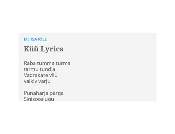 Kurjajuur et Lyrics [Metsatöll]